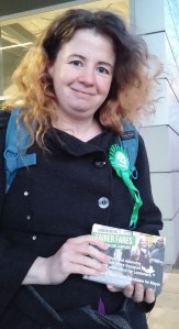 Rachel Collinson outside Pontoon Dock station